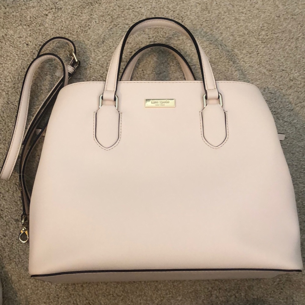 Kate Spade light pink Evangeline purse